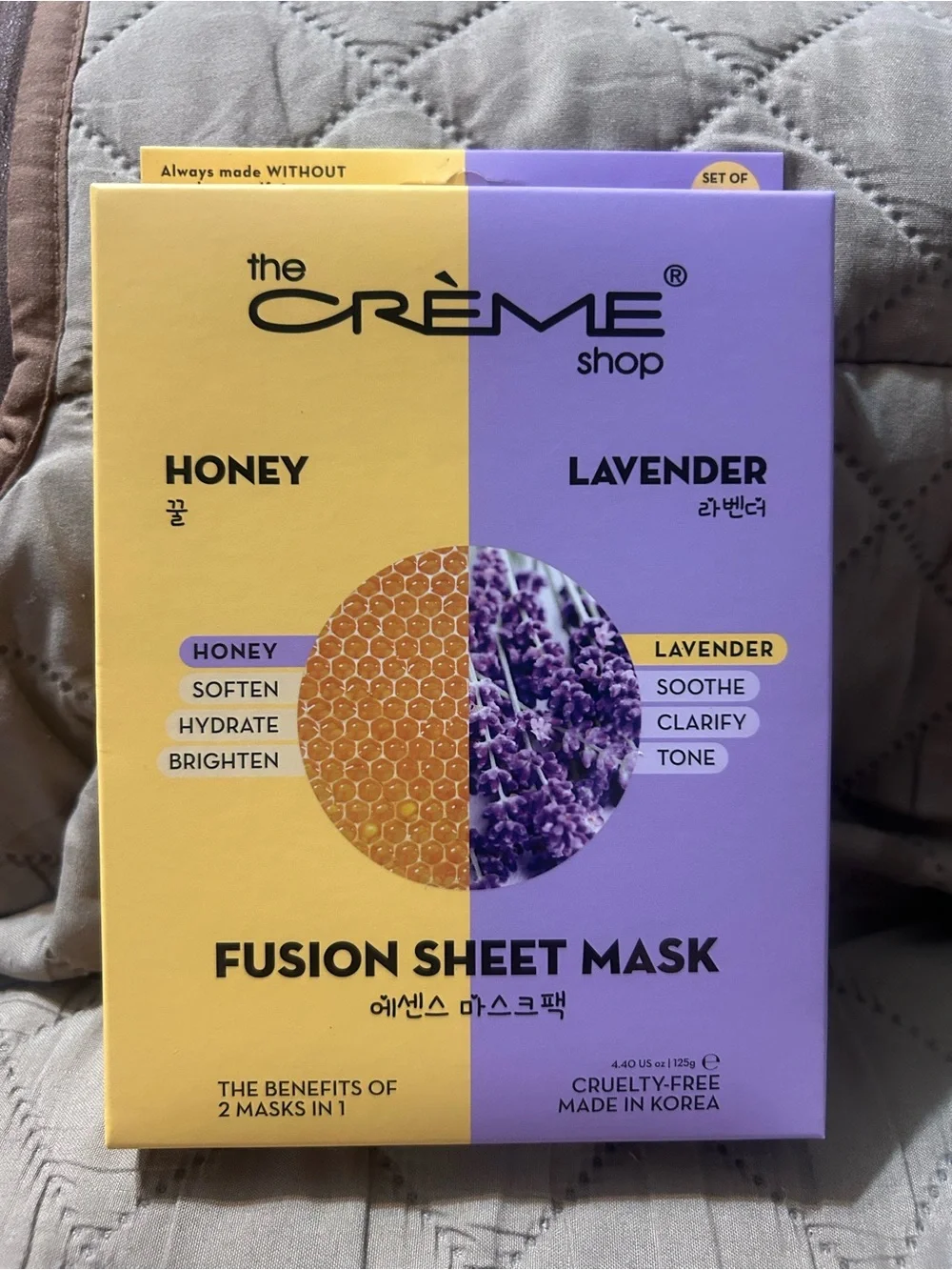 The Creme Shop Honey Lavender Fusion Sheet Mask